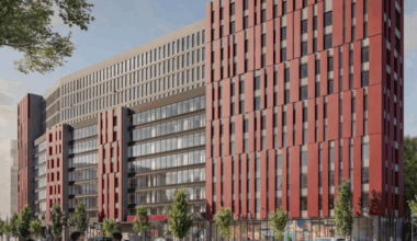 Fordham Manor: Rendering Released of 12-Story Student Dormitory near Fordham University