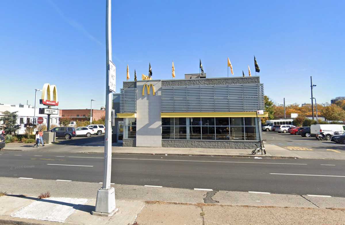 McDonald's restaurant in Brooklyn where shooting occurred
