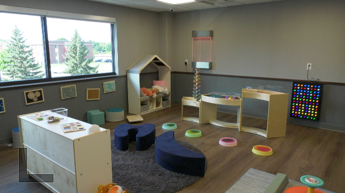 a classroom at new horizon academy in brooklyn center