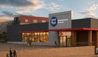 grocery store, housing