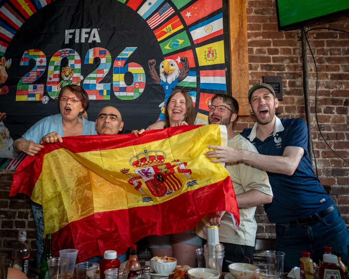 Brooklyn soccer fans celebrate after Spain defeats reigning FIFA World Cup Champion Argentina, wins World Cup for second time • Brooklyn Paper