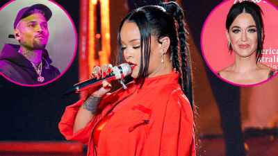 Stars React to Rihanna’s 2023 Super Bowl Halftime Show- Chris Brown, Katy Perry, Shakira and More - 731