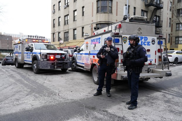 NYPD investigate a fatal shooting in the 170th St. BD Line at Tuesday, Feb. 10, 2026 in the Bronx, New York. (Barry Williams/ New York Daily News)