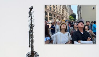 Daredevil couple climb spire atop Empire State Building in apparent marriage proposal – Chicago Tribune