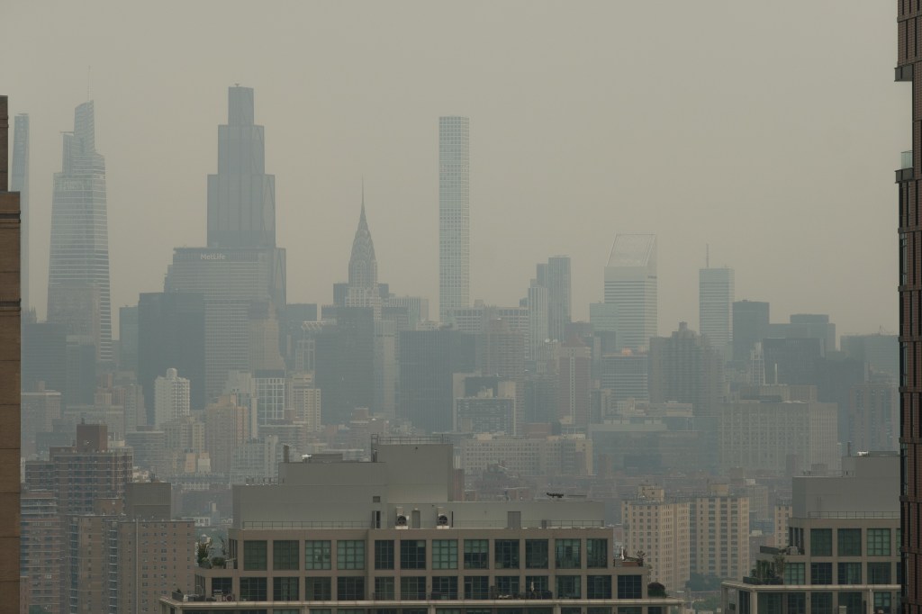Dangerous wildfire smoke envelops NYC; Mamdani says stay home