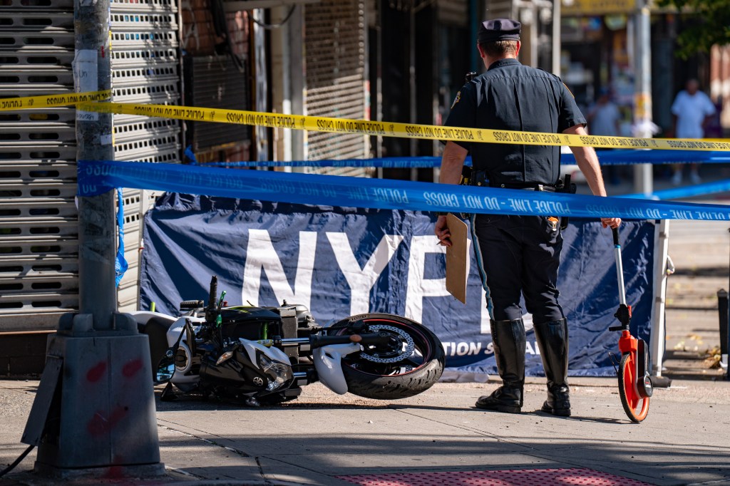 Motorcyclist killed in Queens in crash with turning box truck