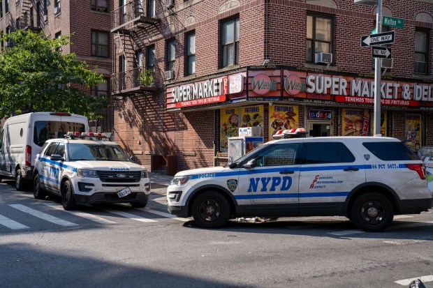 Jacob Freytes, 12, was fatally shot on Elliot Place in the Bronx on Saturday, July 25, 2026. (Theodore Parisienne / New York Daily News)