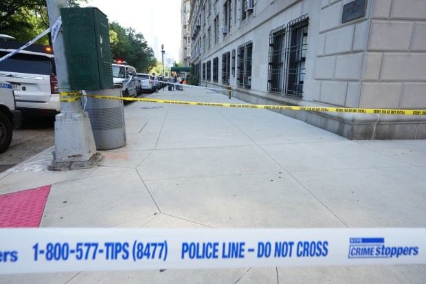 The NYPD investigates a stabbing at W. 84th St. and Central Park West in Manhattan on Thursday, July 23, 2026 in New York City. (Barry Williams/ New York Daily News)