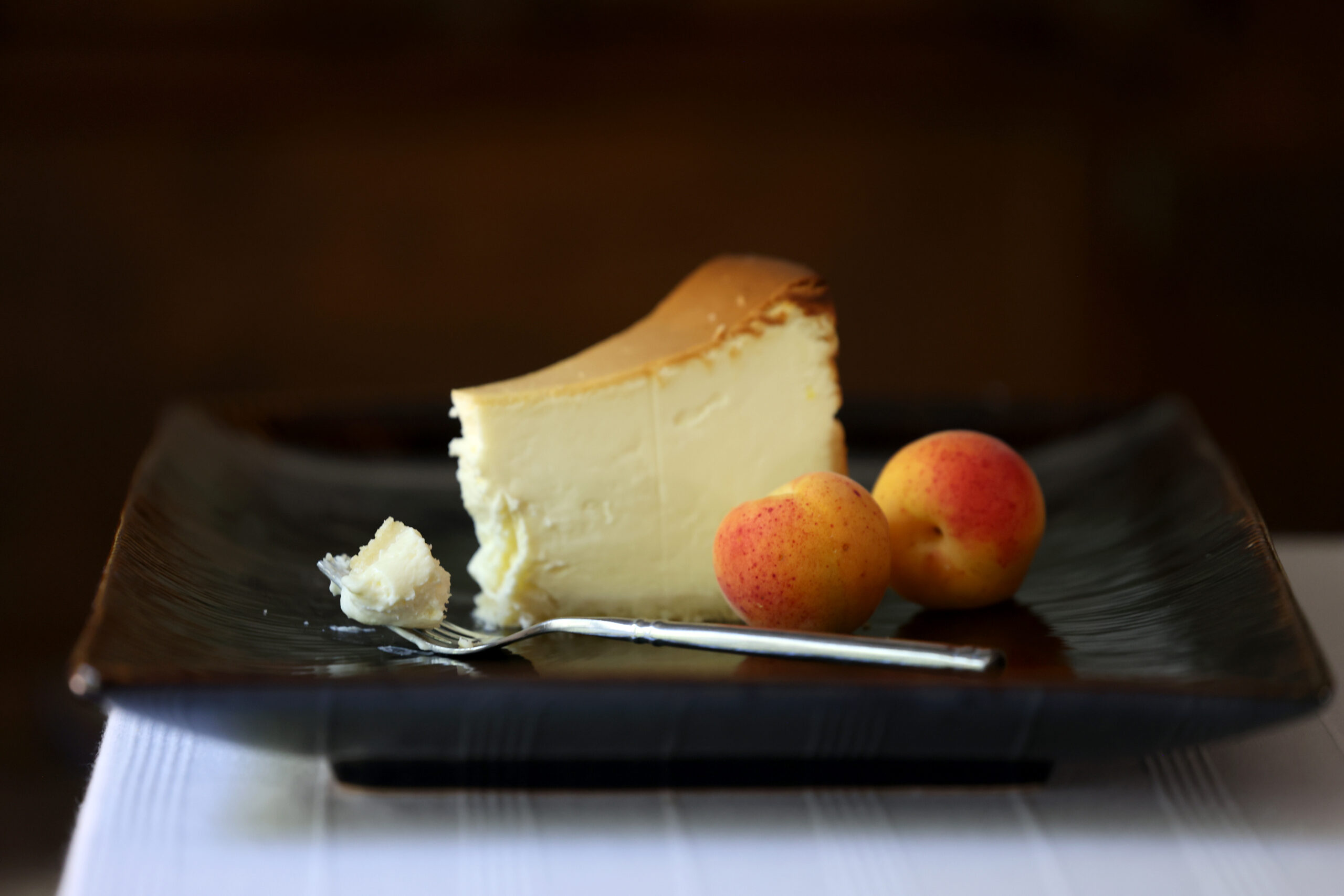 J.M. Rosen's plain New York-style cheesecake. Photo taken in Petaluma Tuesday, July 7, 2026. (Beth Schlanker / The Press Democrat)