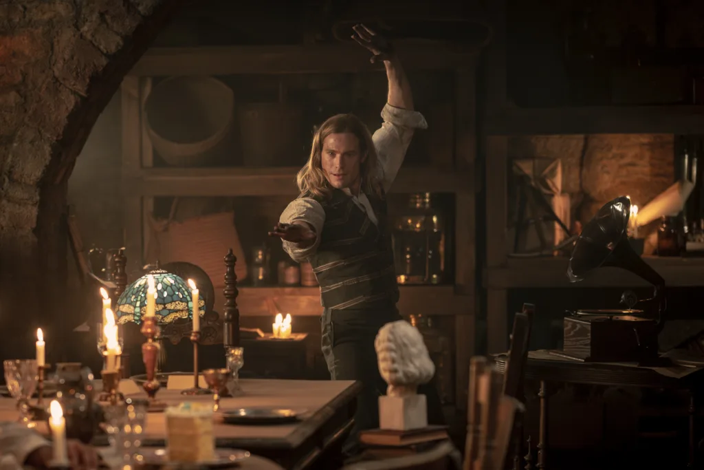 Sam Reid as Lestat De Lioncourt - Anne Rice's The Vampire Lestat _ Episode 05 - Photo Credit: Sophie Giraud/AMC