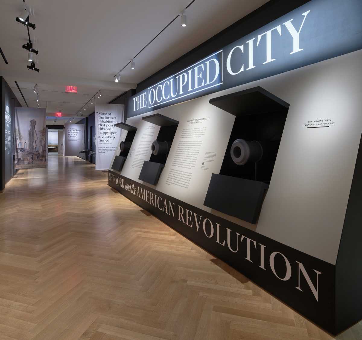  “The Occupied City” features interactive pieces for visitors to use in telling the story of the American Revolution in New York.