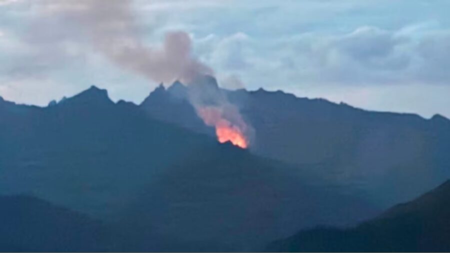 Three Queens Fire wildfire...