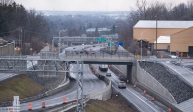 roadway and cars