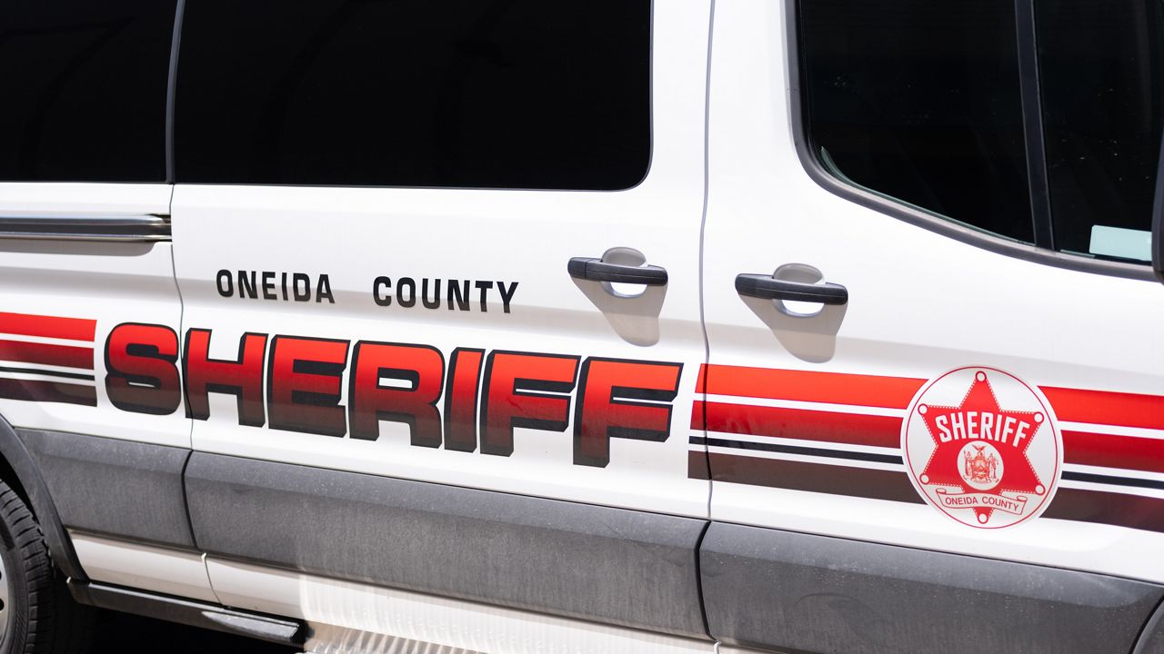 oneida county sheriff's van as seen from passenger side