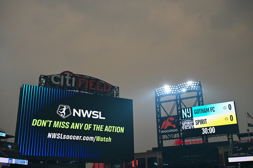 A general view of the venue before the Queens Classic match between Washington Spirit and Gotham FC at Citi Field.