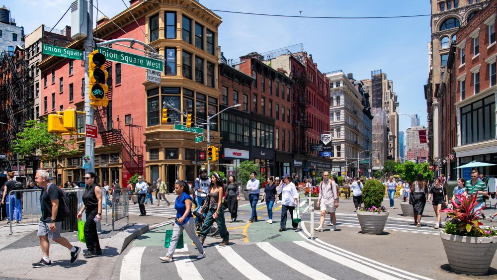 The northwest corner of Union Square.