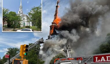 Investigators probing possible arson in blaze that tore through landmarked, 173-year-old NYC church