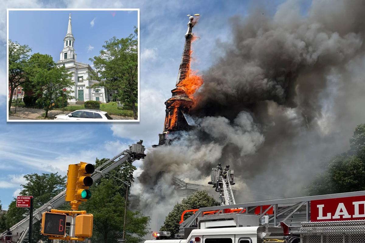 Investigators probing possible arson in blaze that tore through landmarked, 173-year-old NYC church