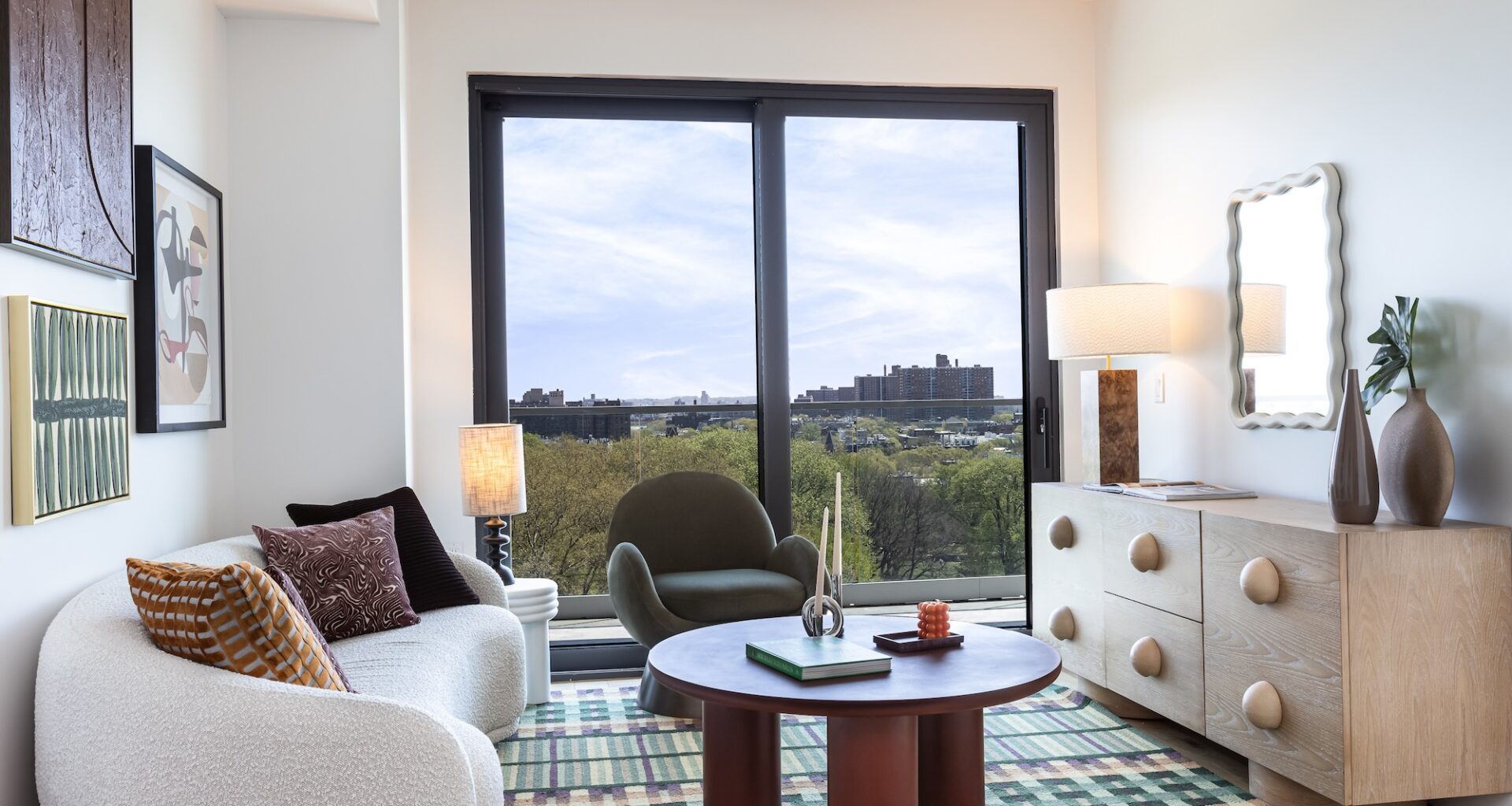 This luxury Fort Greene rental offers rent-stabilized apartments with a $1 amenity fee