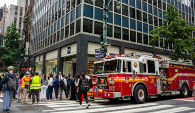 Falling bricks and buckling columns at a Manhattan high rise force evacuations