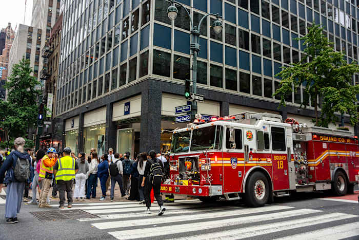 Falling bricks and buckling columns at a Manhattan high rise force evacuations