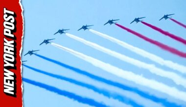 Jets Show Off Trail of Red, White, And Blue Streaks Above NYC in STUNNING Display For America 250 (Video)