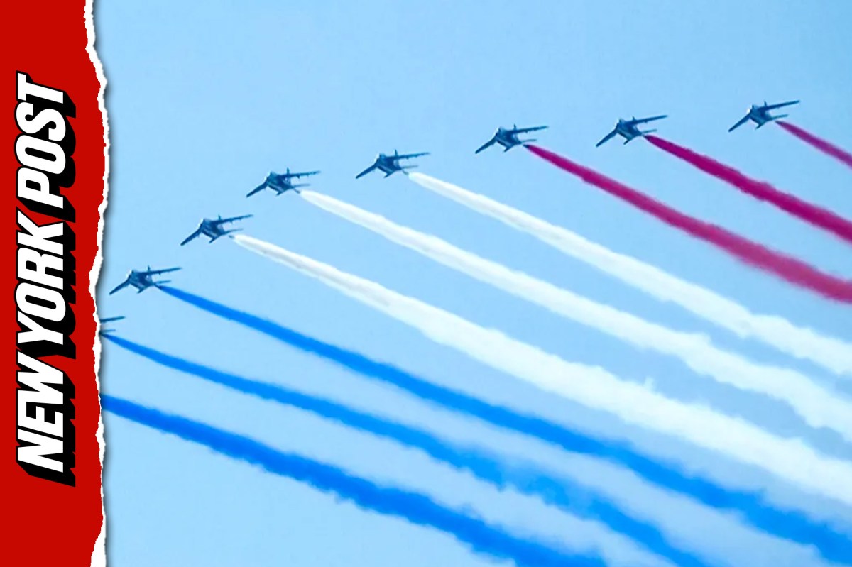 Jets Show Off Trail of Red, White, And Blue Streaks Above NYC in STUNNING Display For America 250 (Video)
