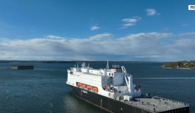 State of Maine anchored in New York Harbor to celebrate America 250