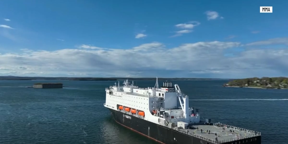 State of Maine anchored in New York Harbor to celebrate America 250