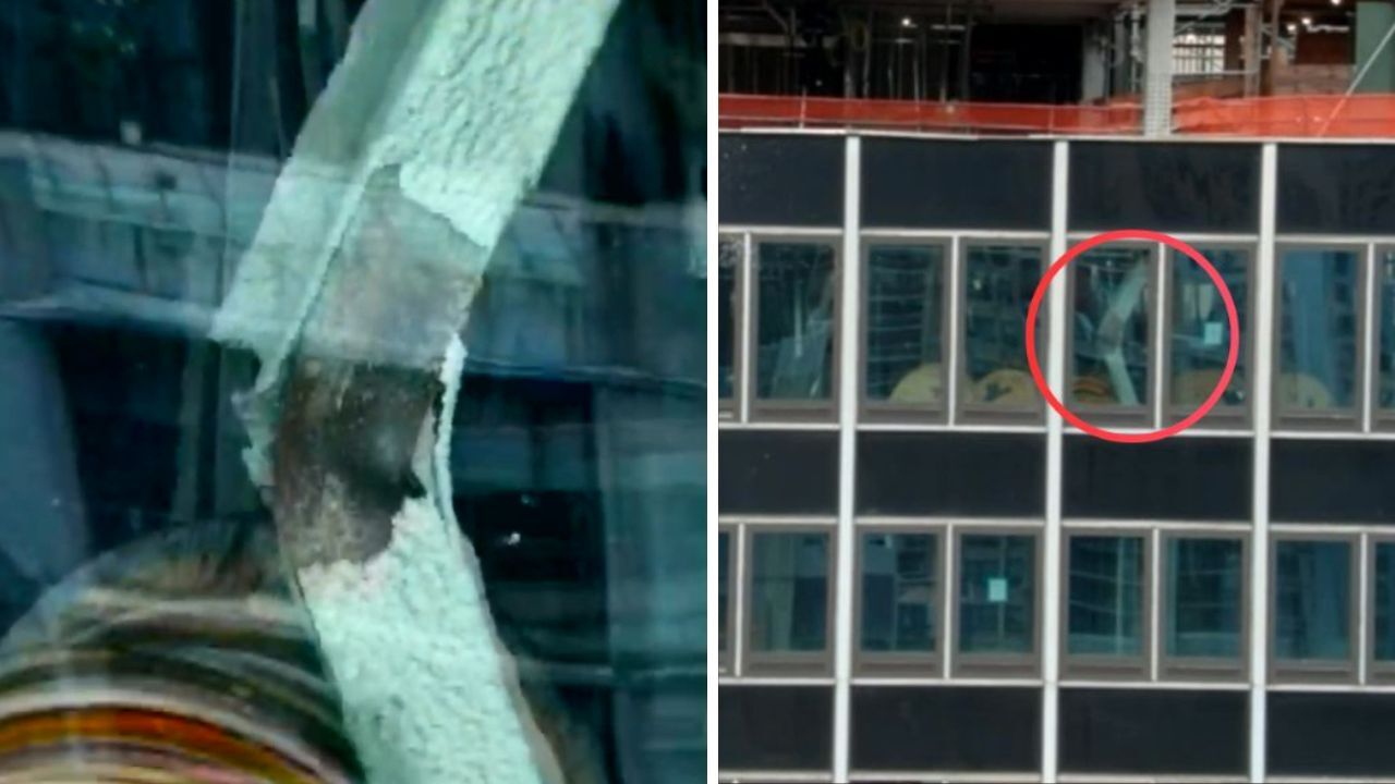 When firefighters entered the building on Tuesday, they discovered buckled columns, multiple cracks and sagging floors
