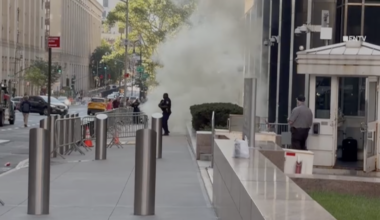 Suspect in custody after explosion outside federal building in NYC