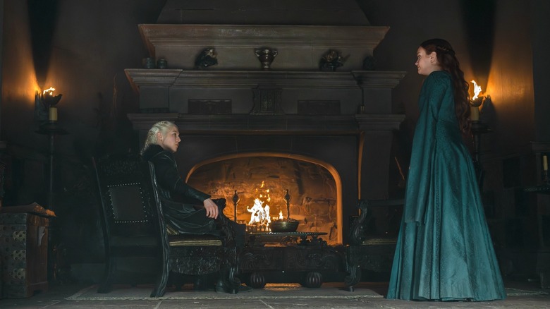 Rhaenyra and Alicent in House of the Dragon