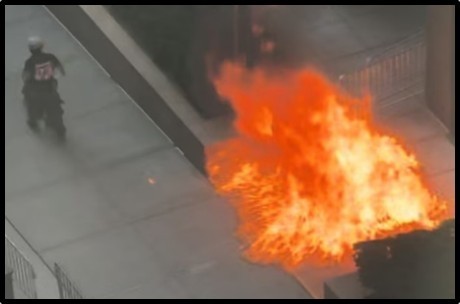 Andrew Arrabaca Charged With Arson After Setting Fire FBI Entrance 