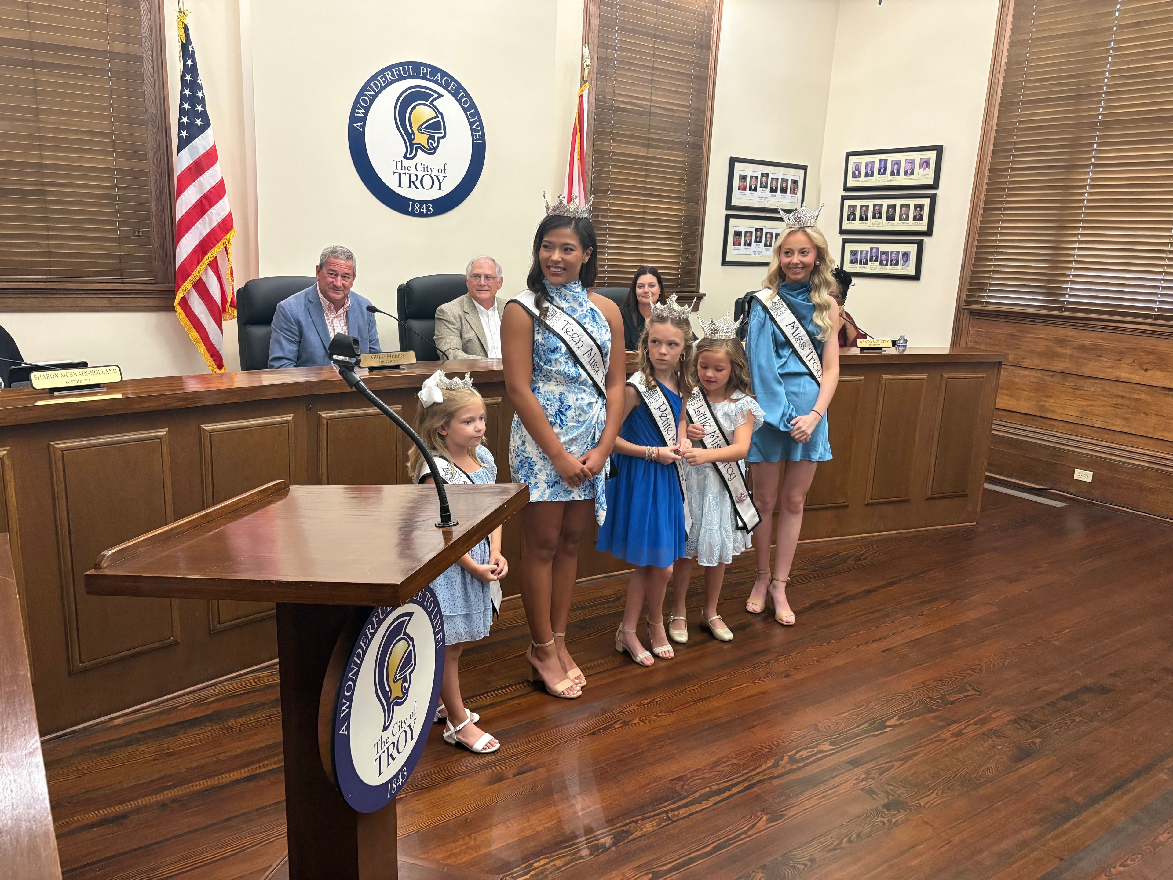 The Council also recognized Troy’s 2026 Queens. (Josh Boutwell) 