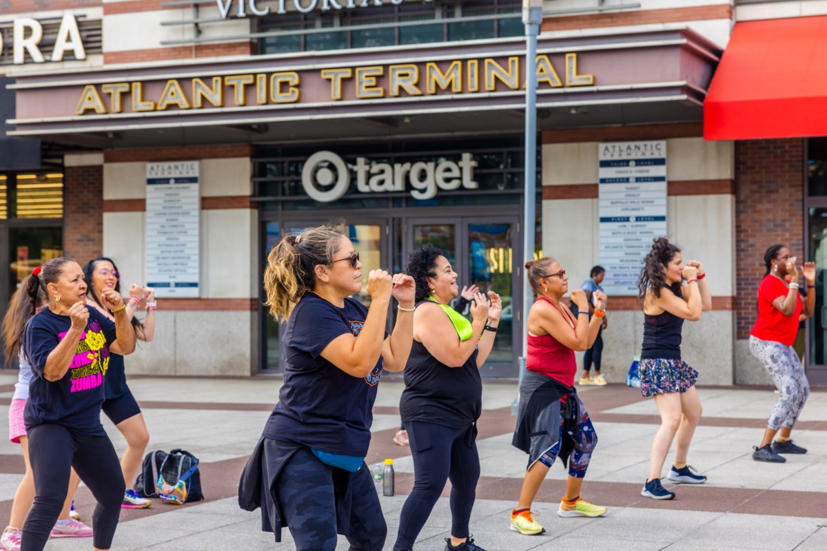 Free Fitness, Salsa And Family Fun at Brooklyn's Atlantic Terminal