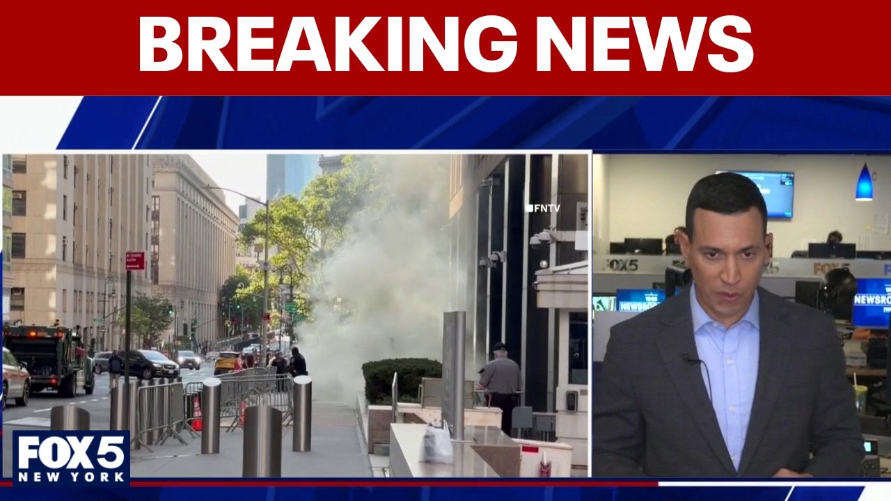 NYPD probes incident at Federal Plaza; video shows plume of smoke outside building