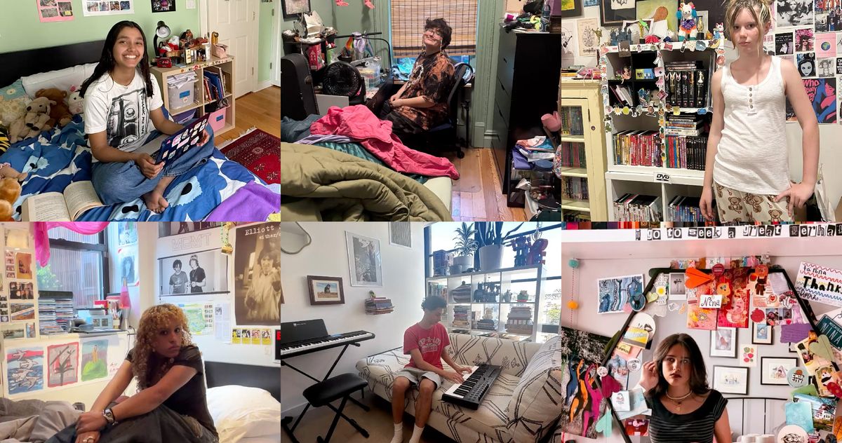 New York City Teens in Their New York City Bedrooms