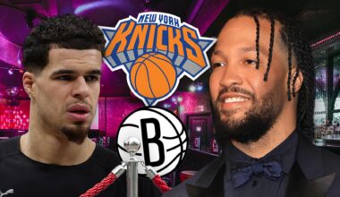 Jalen Brunson Walks Into Club as Security Checks Nets' Michael Porter Jr.