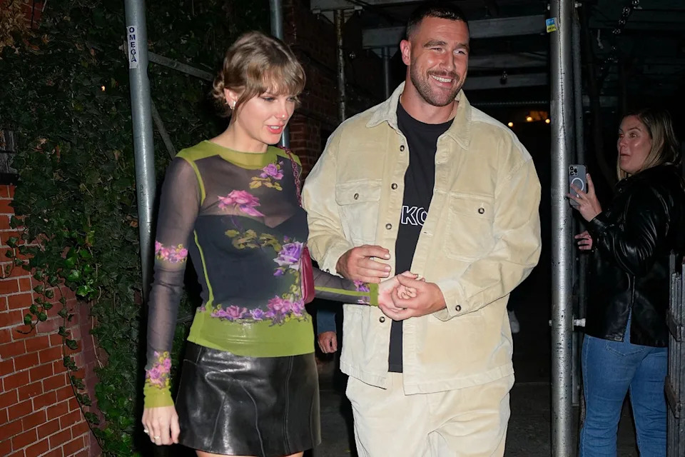 Taylor Swift and Travis Kelce in 2023Credit: Gotham/GC Images