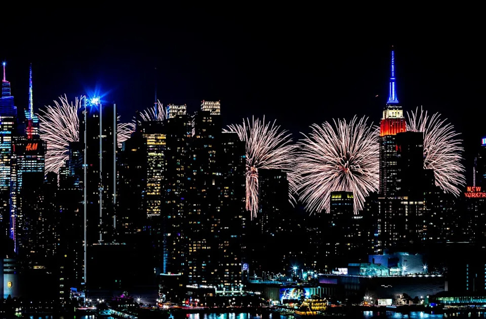 If you want to enjoy a lavish dinner with a side of fireworks, Peak at Hudson Yards is the place to be. AP