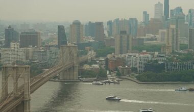 Canadian wildfire smoke turns air hazardous from the Midwest to NYC