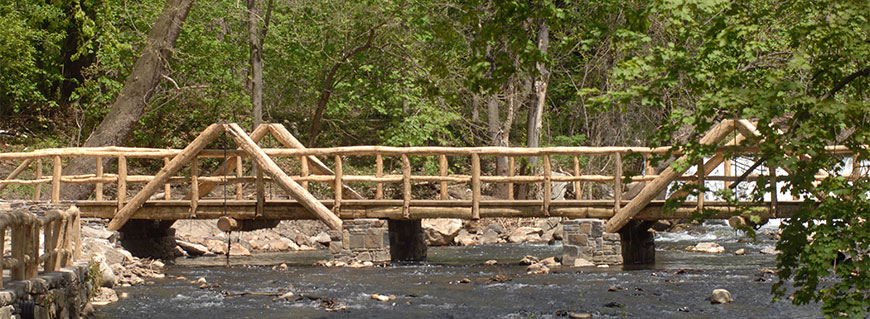 Bronx River foot bridge bridge