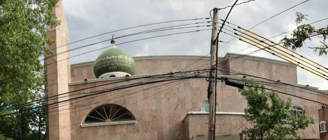 A masked man who brought a firearm into the Muslim Center of New York during Friday prayers was tackled by a bystander. The weapon turned out to be a pellet gun and the intruder was charged with menacing and harassment. 