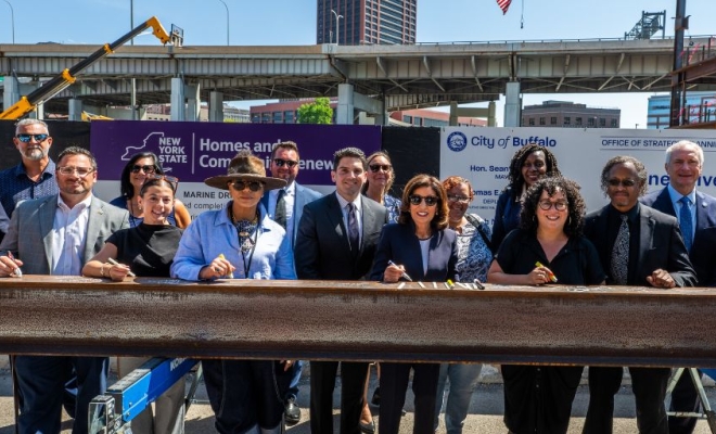 Governor Hochul Announces $250 Million Transformative Redevelopment Underway at Buffalo’s Marine Drive Public Housing Complex | Governor Kathy Hochul