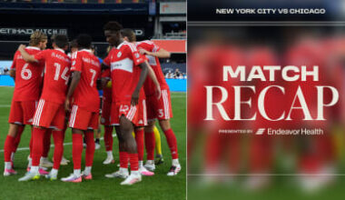 Match Recap | Chicago Fire FC Falls 3-1 against New York City FC