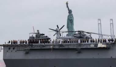Parade of ships sails through New York City in massive maritime gathering
