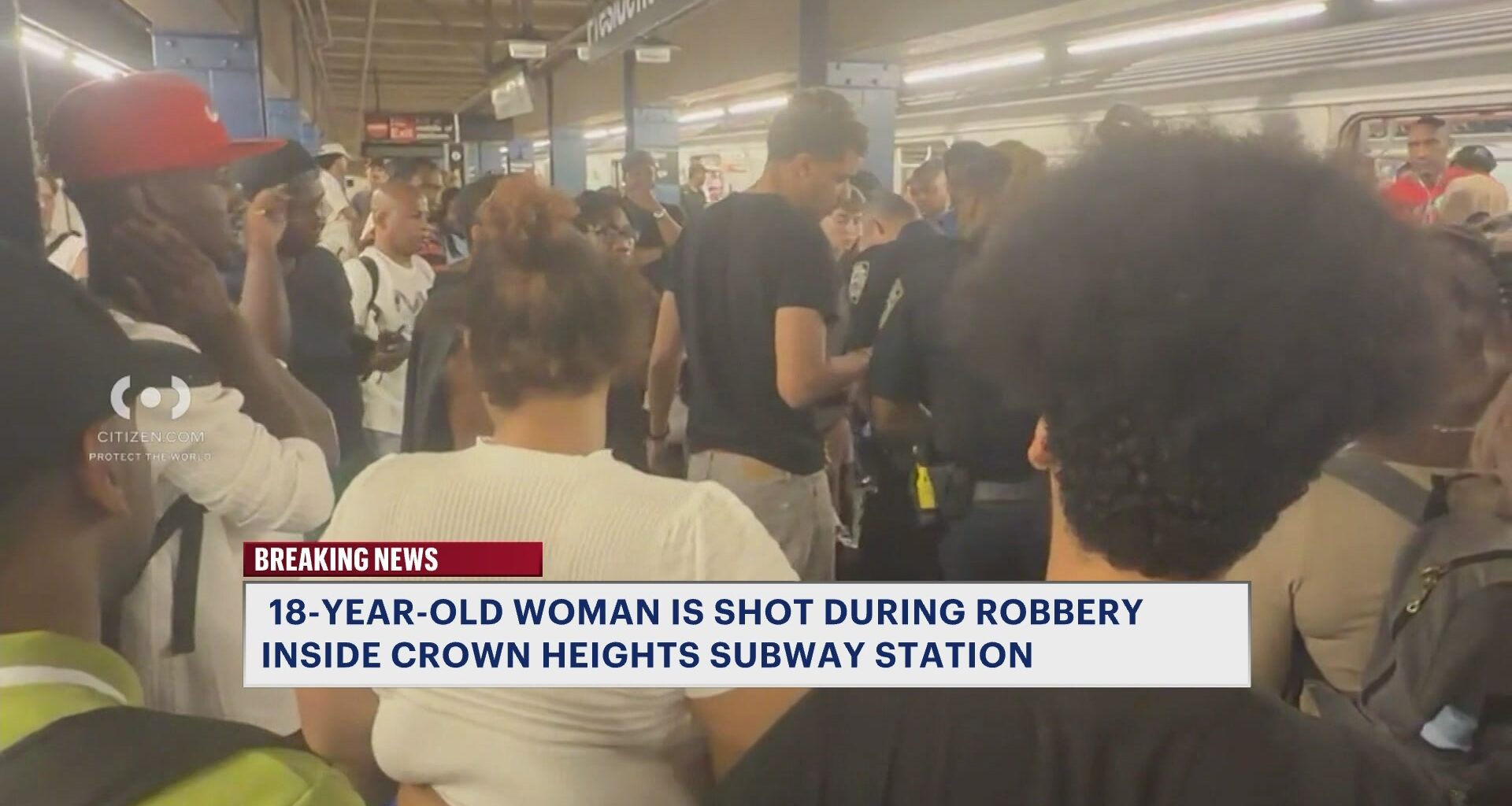 News 12 | Brooklyn | Woman Shot During Robbery At Crown Heights Subway Station
