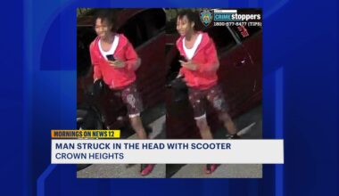 News 12 | Brooklyn | Man Struck Multiple Times In The Head With A Scooter In Crown Heights