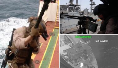 US naval blockade in the Strait of Hormuz holds as direct strikes pause