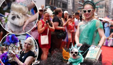 First-ever Bastille Day Dog Parade takes place in Midtown NYC